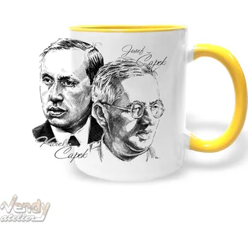 Hrnek - bratři Čapkové Barva: Žlutá