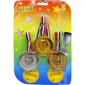 Medaile sportovní, 3 kusy