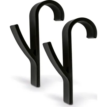 Držák na ručník PROPER Věšák na koupelnový radiátor 2ks černý