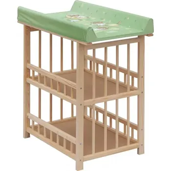 přebalovací pult a komoda Přebalovací pult Jáš Přírodní-Galaxy zelený (2899)