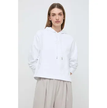 Dámská mikina Bavlněná mikina BOSS 50516123 bílá 00X, vel. XS