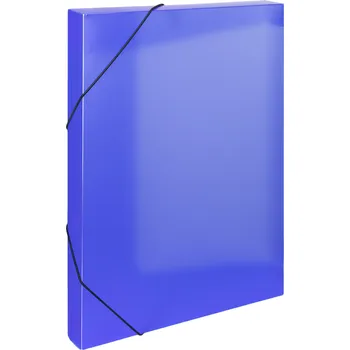 Archivační box Mapa 253 PP Opaline box s gumou modrá