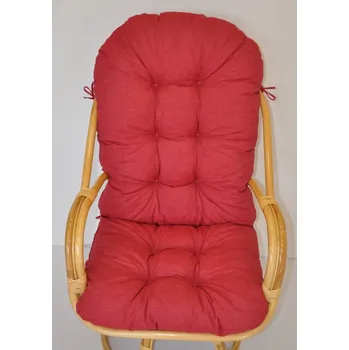 Podsedák Nábytek PEGAS Polstr na křeslo Havai látka vínový melír