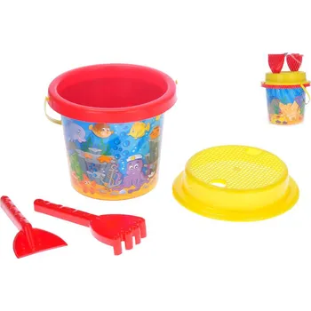 Hračka na písek Sada na písek mořský svět 10 m+ 4 ks