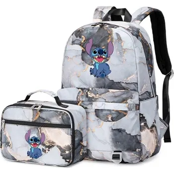 Městský batoh Disney Lilo a Stitch batoh se svačinovou taškou - 014