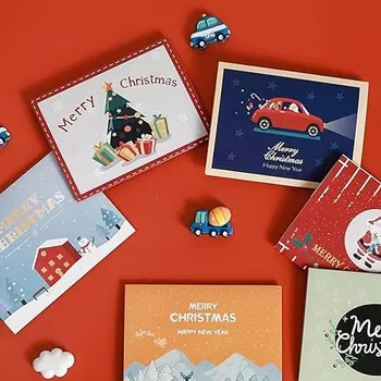 XINTONG Vánoční přáníčka 12 ks