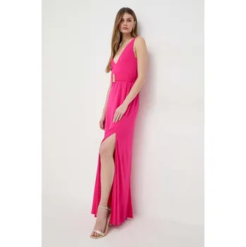 Dámské šaty Šaty Pinko růžová barva, maxi, oversize, 103167.A17I 43X, vel. XS