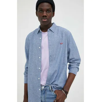 Pánská košile Košile Levi's slim, s klasickým límcem 86625.0017 modrá 55X, vel. S