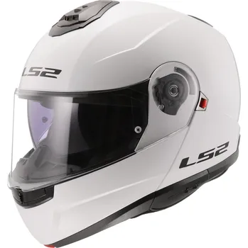 Helma na motorku LS2 FF908 Strobe II bílá lesklá 2XL