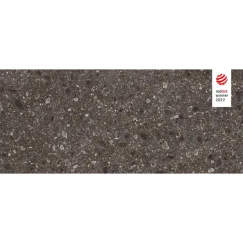 Dlažba Ceppo Nuovo black poler - dlaždice rektifikovaná 119,7x279,7 černá lesklá 163867