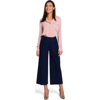 Dámské kalhoty Dámské kalhoty S139 Tmavě modrá - Stylove tmavě modrá 2XL