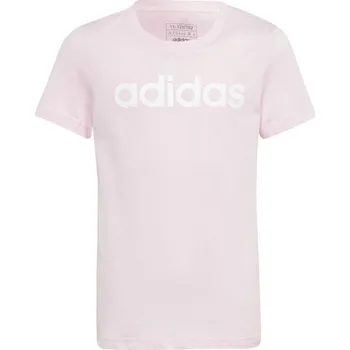 Essentials Bavlněné tričko Slim Fit Jr s lineárním logem IC3152 164CM