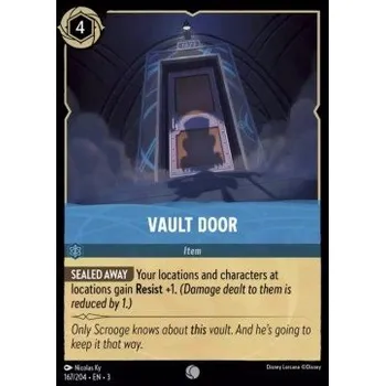 Sběratelská karetní hra Lorcana INK 167/204 Vault Door - Into The Inklands Stav: Near Mint, Verze: HOLO