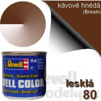 Modelářská barva 32180 - leská blátivě hnědá 80 (mud brown gloss)14ml )