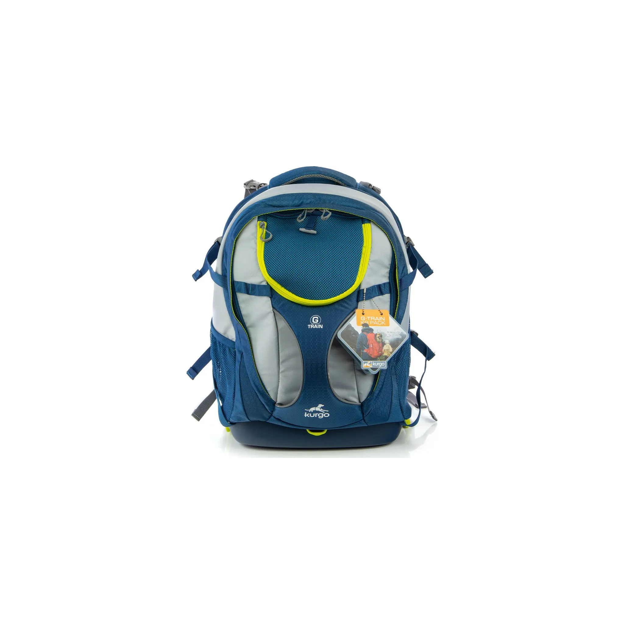 Fotografie 5 - Psí batoh Kurgo G-Train Dog Carrier Backpack 53,34 x 33,02 x 25,4 cm inkoustově modrý