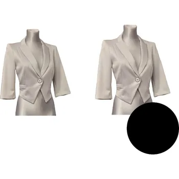 Bolerko Dámské bolerko na knoflík - černé - vel. 42