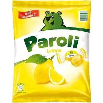 Cukrovinka Paroli Bonbóny citron s vitamínem C a proti kašli 250g