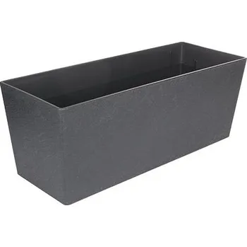 Truhlík Plastkon Florence Stone dekorativní truhlík 50 cm antracitová balení: 1 ks