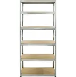 FISTAR Kovový zinkovaný regál 90 x 40 x…