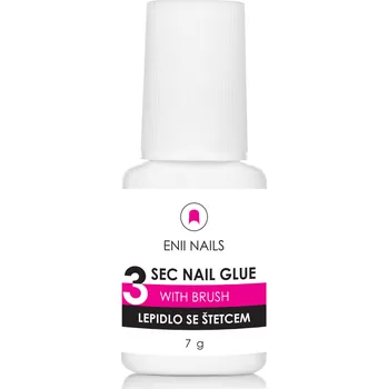 ENII NAILS Lepidlo na nehty se štětečkem 3 sec. 7 g