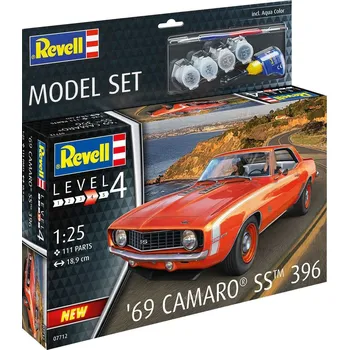 Plastikový model Revell ModelSet auto 67712 - 69 Camaro SS (1:25) - expresní doprava