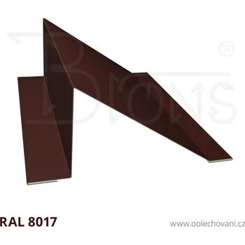 Střešní lemovaní Protisněhová zábrana rš 290 hnědá