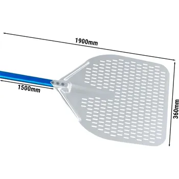 Pec na pizzu G.Gastro Hliníková lopatka na pizzu - 36 x 36 cm - perforovaná
