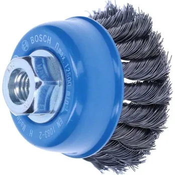 Brusný kartáč Splétaný hrncový kartáč 75 mm, ocel [2608622099]