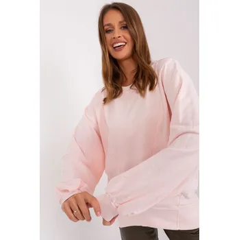 Dámská mikina EX MODA Oversize mikina Miles světle růžová Velikost: UNI