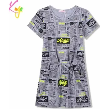 Dívčí šaty Dívčí šaty Kugo CS1070, šedé