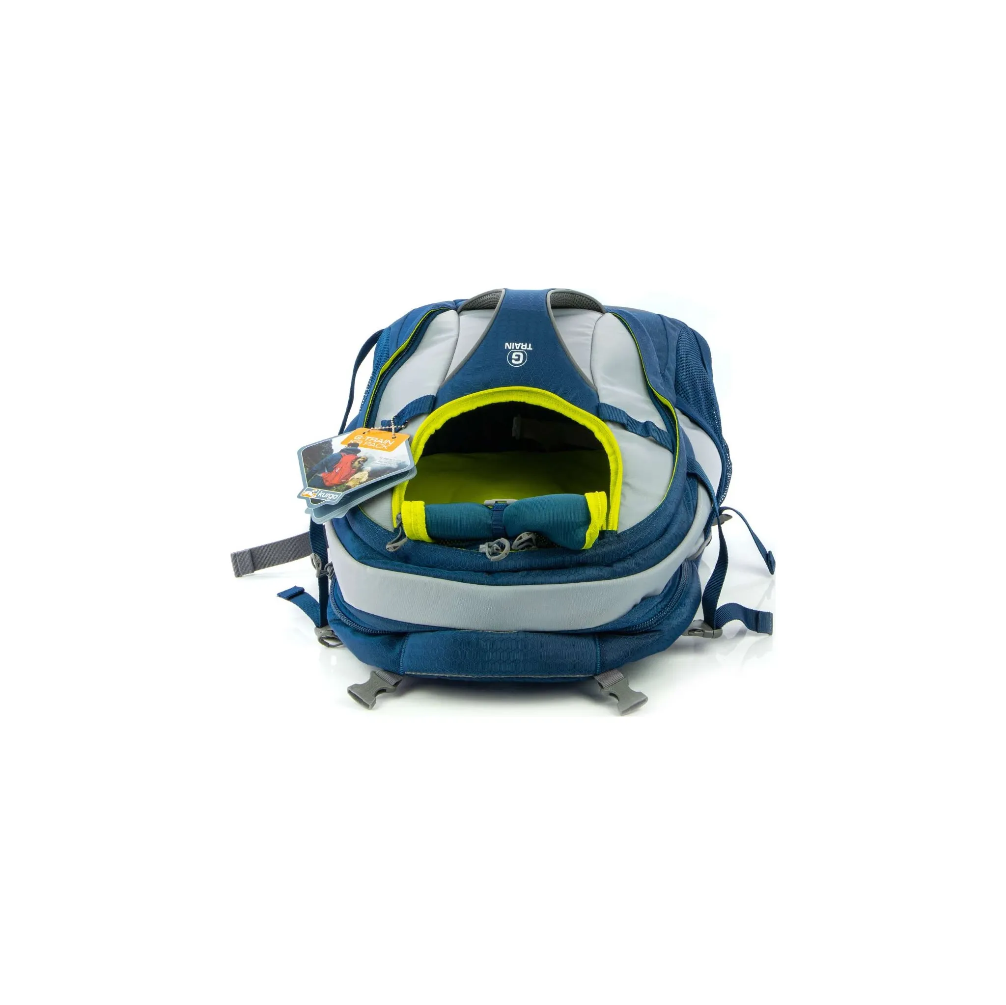 Fotografie 23 - Psí batoh Kurgo G-Train Dog Carrier Backpack 53,34 x 33,02 x 25,4 cm inkoustově modrý