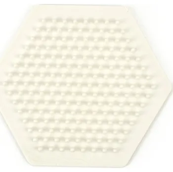 Dětské navlékací korálky Podložka na zažehlovací korálky, šestiúhelník