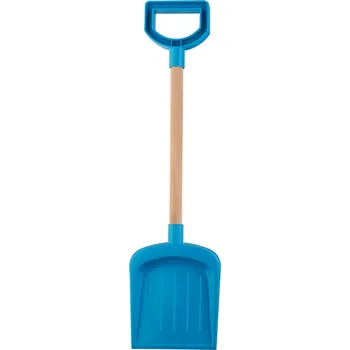 plyšák Androni Lopata s dřevěnou násadou a rukojetí - délka 53 cm, modrá