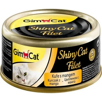 Krmivo pro kočku Gimborn GIMCAT Konzerva ShinyCat filet kuře s mangem 70g