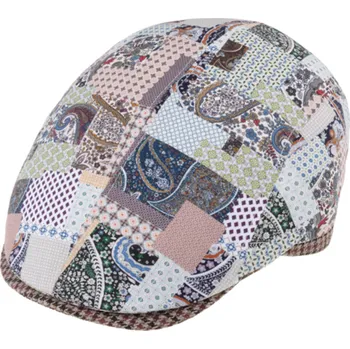 Čepice Fiebig - Headwear since 1903 Luxusní pánská letní bekovka - Fiebig since 1903 - béžová Velikost: 61 cm (XL)