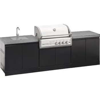Zahradní gril Venkovní kuchyně s grilem CROSSRAY+4 a dřezem, 272cm + doprava zdarma!