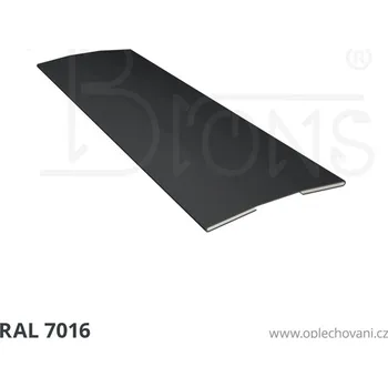 Střešní lemovaní Přítlačná lišta vyztužená rš 100 tmavě šedá