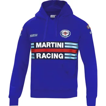 Pánská mikina Sparco MARTINI RACING men`s hoodie blue