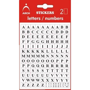 samolepka Ing. Libor Macalík - ARCH Samolepky Písmena A-Z (5 mm) 472121