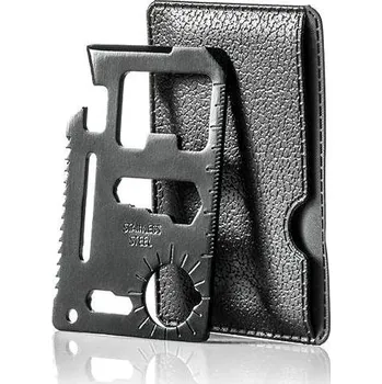 Alum Karta přežití Survival Card, černá