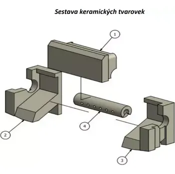 Příslušenství ke kotli Viaflames Tryska šamotová ND0022