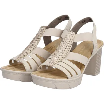 Dámské sandále Dámské sandále 67526-62 Rieker béžové Barva: beige, Velikost: 41