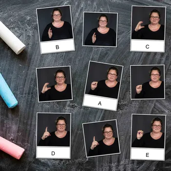 Pexeso Oskola Prstová abeceda jednoruční - Naučné kartičky