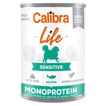 Krmivo pro psa Calibra Dog Life Sensitive Monoprotein Salmon with rice 6x400g