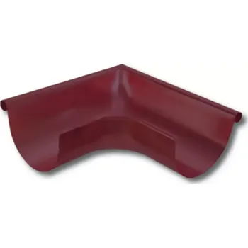 okap Vnější roh žlabu 330 mm pozink 3009 červenohnědá barva