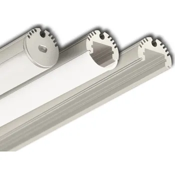 LED lišta MCLED Profil AL Ø21mm, ZX závěsný, bez difuzoru, 2m ML-761.107.07.2