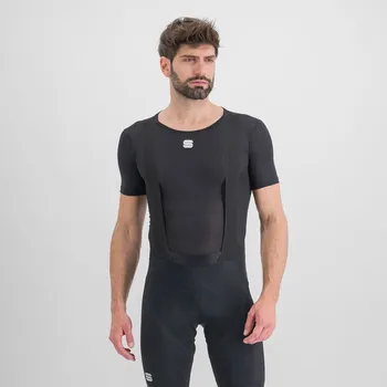 cyklistický dres SPORTFUL Cyklistické triko s krátkým rukávem - THERMODYNAMIC LITE - černá