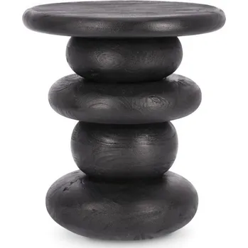 Konferenční stolek BIZZOTTO Odkládací stolek LOPEZ 40 cm černý 0747183