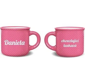 Nekupto Jmenný mini hrníček Daniela 100 ml