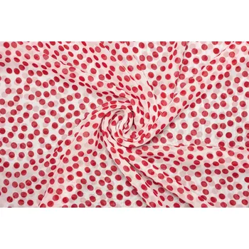 Šifon - Puntíkový vzor